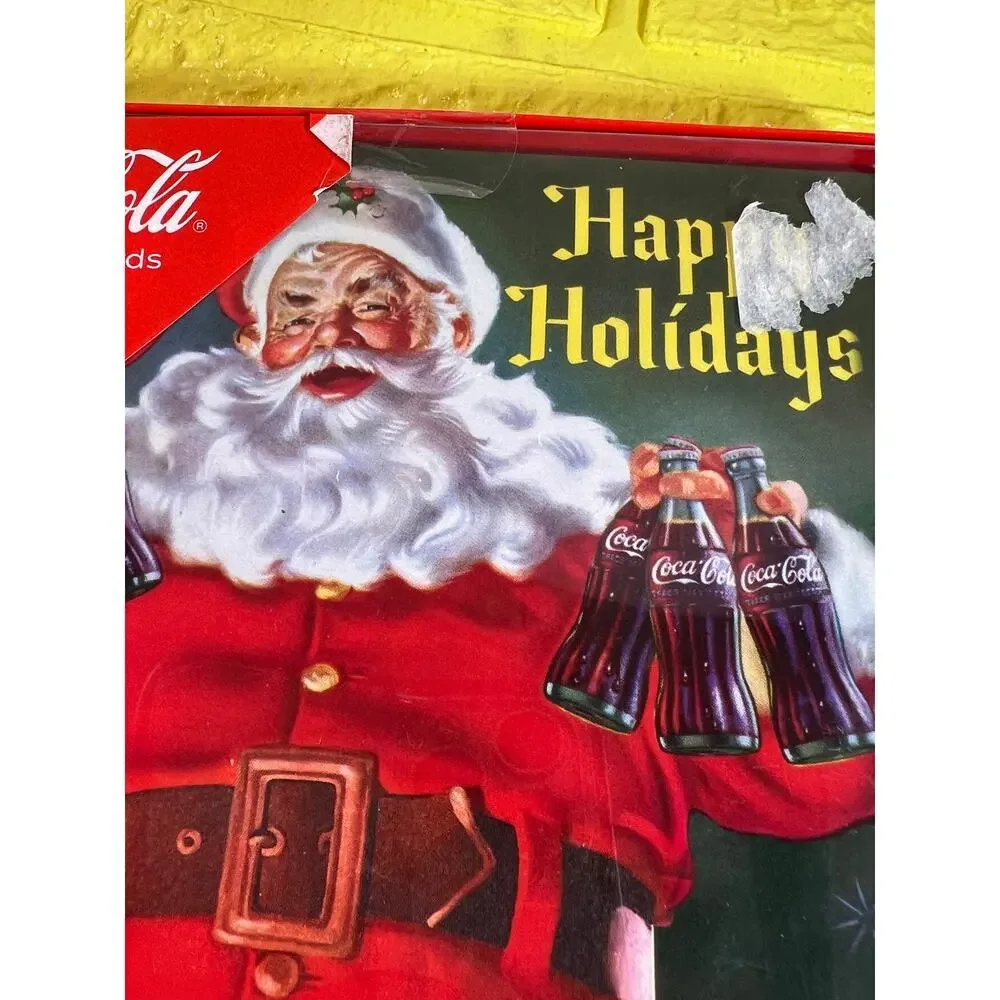 New Coca-Cola Santa Happy Holidays Christmas Cards Boxed 8
